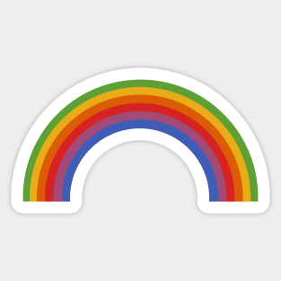 Apple Rainbow Gaga Park Sticker